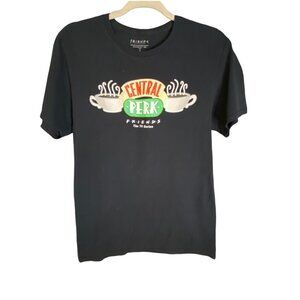 Friends Central Perk Women's Black Graphic Tee Shirt Size M